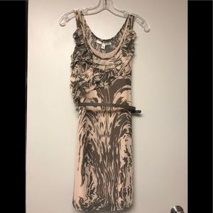 NWT Lauren Conrad Flouncy Cocktail Dress with Belt